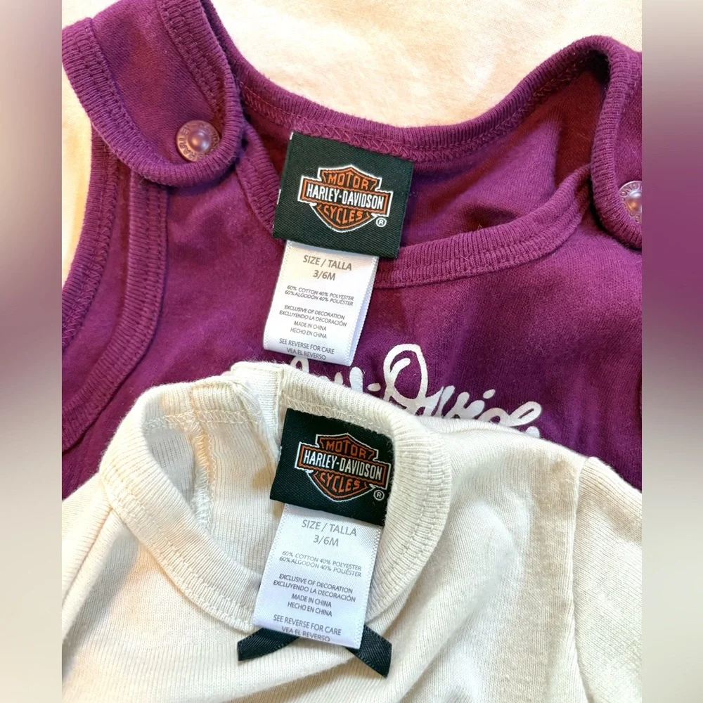 Harley-Davidson 2 Piece Infant Outfit size 3-6 Months
